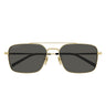 Gucci Okulary Przeciwsłoneczne GG1957SA 001 Złoto/Szary Męskie