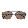 Gucci Okulary Przeciwsłoneczne GG1957SA 005 Szary/Brązowy Męskie