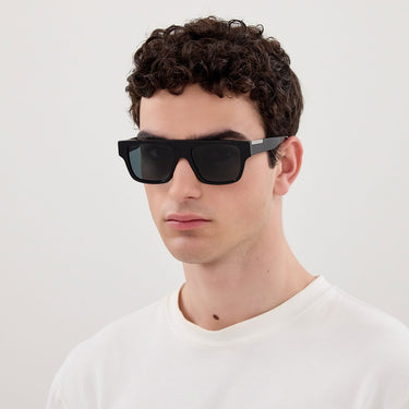 Gucci Okulary Przeciwsłoneczne GG1960S 001 Czarny Niebieski Męskie 4