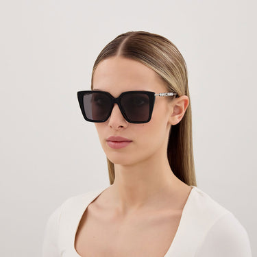 Gucci Okulary Przeciwsłoneczne GG1967S 002 Srebrny/Czarny Damskie 3