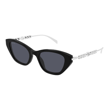 Gucci Okulary Przeciwsłoneczne GG1968S 002 Srebrny/Czarny Damskie 2