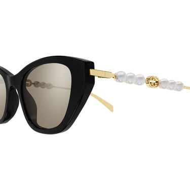 Gucci Okulary Przeciwsłoneczne GG1968S 004 Złoty/Brązowy Damskie 3