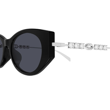 Gucci Okulary Przeciwsłoneczne GG1970SA 002 Srebrny Czarny/Szary Damskie 3