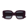 Gucci Okulary Przeciwsłoneczne GG1975S 004 Fioletowo-Szare Damskie