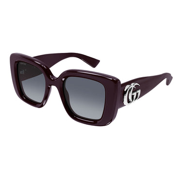 Gucci Okulary Przeciwsłoneczne GG1975S 004 Fioletowy Szary Damskie 2