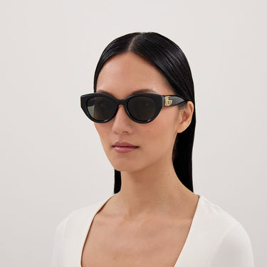 Gucci Okulary Przeciwsłoneczne GG1976SK 001 Czarny/Szary Damskie 3