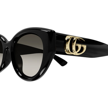 Gucci Okulary Przeciwsłoneczne GG1976SK 002 Czarny/Szary Gradient Damskie 2