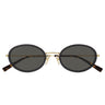 Gucci Okulary Przeciwsłoneczne GG1980S 001 Złoto/Szary Damskie