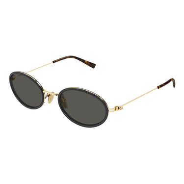 Gucci Okulary Przeciwsłoneczne GG1980S 001 Złoto/Szary Damskie 1