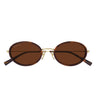 Gucci Okulary Przeciwsłoneczne GG1980S 002 Złoto/Czerwony Damskie