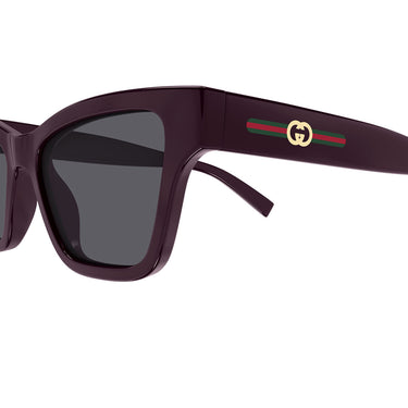 Gucci Okulary Przeciwsłoneczne GG1982S 003 Fioletowy Szary Damskie  3