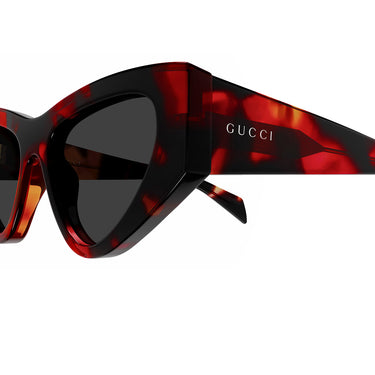 Gucci Occhiali da Sole GG2019S 002 Marrone Grigio Donna 3