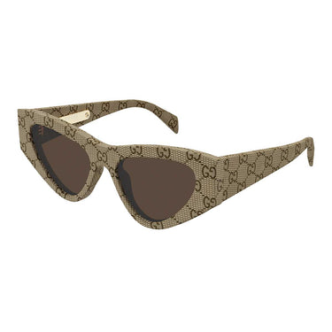 Gucci Occhiali da Sole GG2019S 006 Beige/Marrone Donna 2