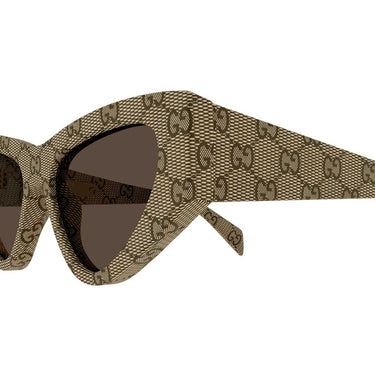 Gucci Occhiali da Sole GG2019S 006 Beige/Marrone Donna 3
