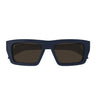 Gucci Occhiali da Sole GG2020S 003 Blu Marrone Uomo 