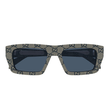 Gucci Occhiali da Sole GG2020S 005 Beige Blu Uomo 4