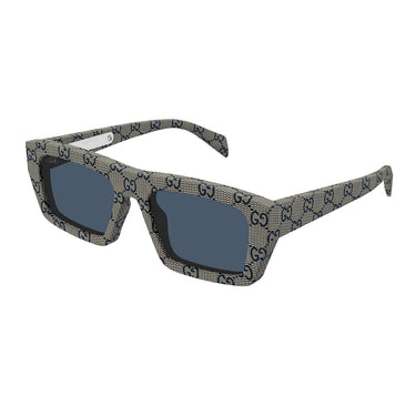 Gucci Occhiali da Sole GG2020S 005 Beige Blu Uomo 2