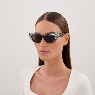 Gucci Occhiali da Sole GG2031S 006 Marrone con Strass Marrone Donna 5
