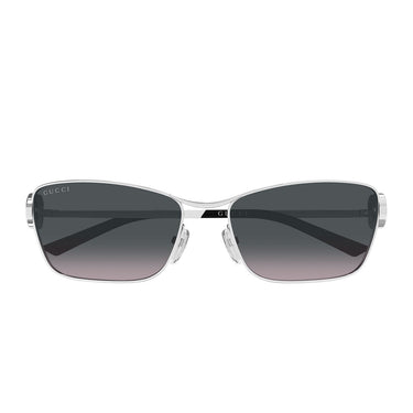 Gucci Occhiali da Sole GG2045S 002 Argento Grigio Donna 4