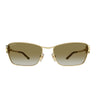 Gucci Occhiali da Sole GG2045S 003 Oro Marrone Donna 
