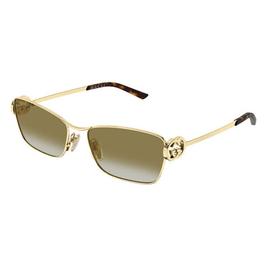 Gucci Occhiali da Sole GG2045S 003 Oro Marrone Donna  2