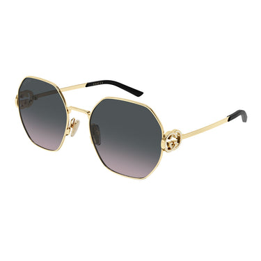 Gucci Occhiali da Sole GG2046S 002 Oro Grigio Sfumato Donna 2
