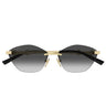 Gucci Occhiali da Sole GG2050S 001 Nero Oro Grigio Sfumato Donna