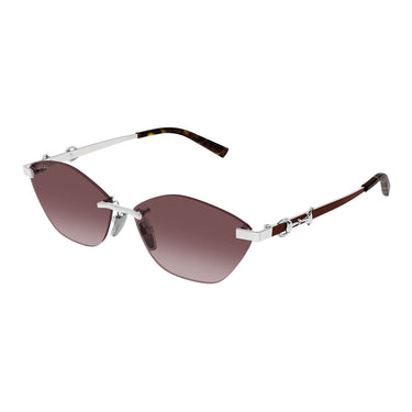 Gucci Occhiali da Sole GG2050S 003 Argento Rosso Donna 2