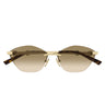 Gucci Occhiali da Sole GG2050S 004 Oro Marrone Donna 