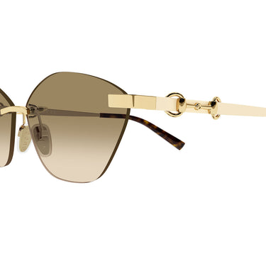 Gucci Occhiali da Sole GG2050S 004 Oro Marrone Donna 3
