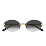 Gucci Occhiali da Sole GG2051S 001 Nero Oro Grigio Sfumato Donna 