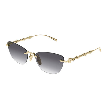 Gucci Occhiali da Sole GG2063S 001 Oro/Grigio Donna 2
