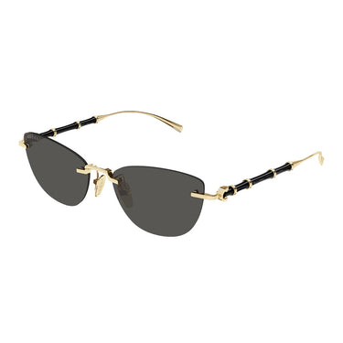 Gucci Occhiali da Sole GG2063S 002 Oro/Grigio Scuro Donna 1