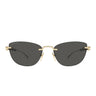 Gucci Occhiali da Sole GG2063S 002 Oro/Grigio Scuro Donna