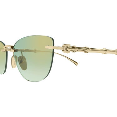 Gucci Occhiali da Sole GG2063S 003 Oro/Verde Donna 3