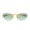 Gucci Occhiali da Sole GG2063S 003 Oro/Verde Donna