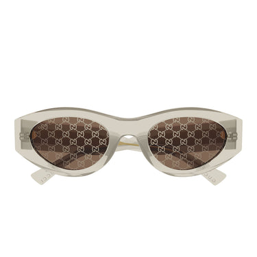 Gucci Occhiali da Sole GG2065S 003 Giallo Marrone Monogram Donna 4