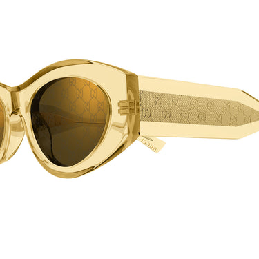 Gucci Occhiali da Sole GG2065S 004 Giallo Giallo Monogram Donna 3