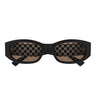 Gucci Occhiali da Sole GG2068SA 004 Nero Oro/Marrone Monogram Donna
