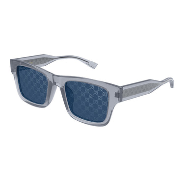 Gucci Occhiali da Sole GG2072SA 004 Grigio Blu Monogram Uomo 2