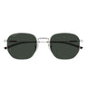 Gucci Occhiali da Sole GG2095S 002 Argento Verde Uomo 