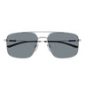 Gucci Occhiali da Sole GG2096SA 003 Argento Grigio Uomo 