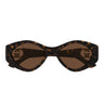 Gucci Occhiali da Sole GG2121S 003 Marrone Marrone Donna 