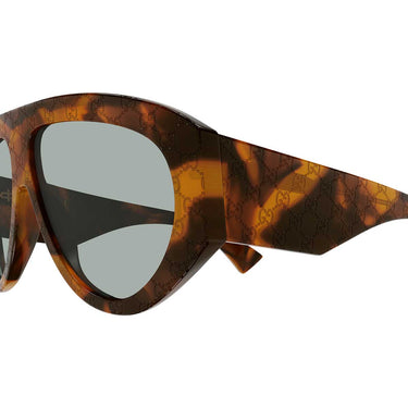 Gucci Occhiali da Sole GG2128S 003 Marrone Scuro/Verde Donna 3