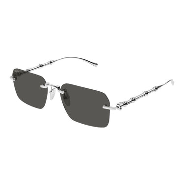 Gucci Occhiali da Sole GG2154S 001 Argento/Grigio Uomo 1