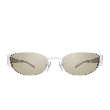 Gucci Occhiali da Sole GG2197S 002 Argento/Marrone Donna 4