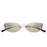 Gucci Occhiali da Sole GG2197S 002 Argento/Marrone Donna