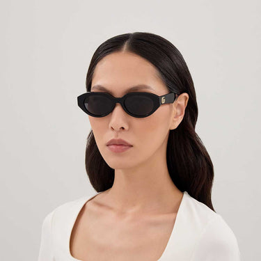 Gucci Occhiali da Sole GG2206SA 001 Nero/Grigio Donna 4