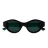 Gucci Occhiali da Sole GG2207S 003 Nero Verde/Verde Donna