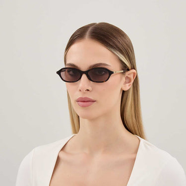 Gucci Occhiali da Sole GG2212S 003 Marrone Oro/Viola Donna 4